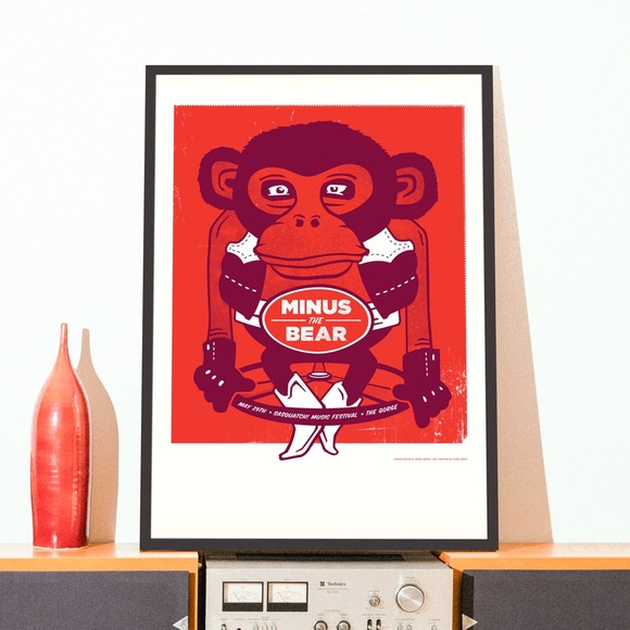 Minus the Bear Silkscreen Poster - Picture 1 of 2